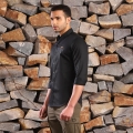 Genuine Apparel ROYAL ENFIELD Royal Enfield Mlg Saga Shirt - Black | re_RLASHS231145 | euronetbike-net