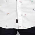 Genuine Apparel ROYAL ENFIELD Staple Linen Shirt - White | re_RLASHS222213 | euronetbike-net