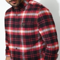 Genuine Apparel ROYAL ENFIELD Plaid On Point - Red | re_RLASHA230141 | euronetbike-net
