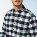 Genuine Apparel ROYAL ENFIELD Made In Plaid - Grey | re_RLASHA230170 | euronetbike-net