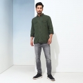 Genuine Apparel ROYAL ENFIELD Highlander Mesa Shirt - Dark Olive | re_RLASHA230195 | euronetbike-net