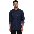 Genuine Apparel ROYAL ENFIELD Washed Denim Shirt - Indigo | re_RLASHN000285 | euronetbike-net