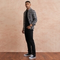 Genuine Apparel ROYAL ENFIELD Royal Enfield Lt Flannel Check Shirt - Dark Grey | re_RLASHA221577 | euronetbike-net