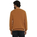 Genuine Apparel ROYAL ENFIELD Flat Knit Crew Sweater - Mustard | re_RLASWA210435 | euronetbike-net