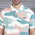 Genuine Apparel ROYAL ENFIELD Spring Camo Tee - Light Blue | re_RLATSS221055 | euronetbike-net