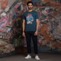 Genuine Apparel ROYAL ENFIELD Royal Enfield Circus Graphic T-Shirt - Navy | RLATSS221753 | re_RLATSS221753 | euronetbike-net