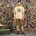 Genuine Apparel ROYAL ENFIELD Trials T-Shirt - Khaki | RLATSS231587 | re_RLATSS231587 | euronetbike-net