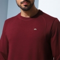 Genuine Apparel ROYAL ENFIELD Explorer'S Essential Sweatshirt - Burgundy | re_RLASSA230959 | euronetbike-net