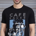 Genuine Apparel ROYAL ENFIELD Cafe Racer T-Shirt - Black | re_RLATSS231670 | euronetbike-net
