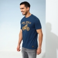Genuine Apparel ROYAL ENFIELD 1901 Legacy Crewneck - Navy | re_RLATSA230502 | euronetbike-net