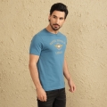 Genuine Apparel ROYAL ENFIELD Enfield Heritage Crewneck - Vintage Blue | re_RLATSA230530 | euronetbike-net