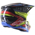 Alpinestars Alpinestars Off Road Black/Yellow/Red Supertech M5 Action Helmet | 8306023-1533 | alp_8306023-1533-L | euronetbike-net