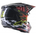 Alpinestars Alpinestars Off Road Red/Black/Gray Supertech M5 Helmet | 8307023-9033 | alp_8307023-9033-M | euronetbike-net