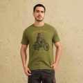 Genuine Apparel ROYAL ENFIELD Braveheart T-Shirt - Olive | re_RLATSS222307 | euronetbike-net