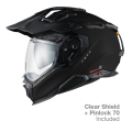 Nexx helmets NEXX Adventure Helmet X.WED3 PLAIN BLACK MT, Size: XXS | 01XE301419011 | nexx_01XE301419011-3XL | euronetbike-net