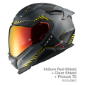 Nexx helmets NEXX Street Helmet X.WST3 FLUENCE GREY.YELLOW MT, Size: XXS | 01XS302426019 | nexx_01XS302426019-2XL | euronetbike-net