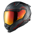 Nexx helmets NEXX Street Helmet X.WST3 FLUENCE GREY.RED MT, Size: XXS | 01XS302426897 | nexx_01XS302426897-XXS | euronetbike-net