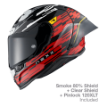Nexx helmets NEXX Race Helmet X.R3R GLITCH RACER RED.WHITE, Size: XXS | 01XR323415015 | nexx_01XR323415015-XS | euronetbike-net