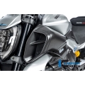 Ilmberger Carbon Ilmberger Left air tube cover Ducati Diavel V4 from 2023 matt | LKL.101.DI23M.K | ilm_LKL_101_DI23M_K | euronetbike-net