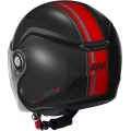 GIVI Parts Givi Jet helmet 12.5 GRAPHIC TOUCH Matte Black/Red, Size 56/S | H125FTHBR56 | givi_H125FTHBR56 | euronetbike-net