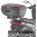 GIVI Parts GIVI Topcase carrier for monokey or monolock case for Yamaha X-Max 125/300 (23) | SR2167 | givi_SR2167 | euronetbike-net