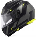 GIVI Parts Givi Flip-up helmet X.21 EVO NUMBER Matte Black/Titanium/Yellow, Size 56/S | HX21RNBBY56 | givi_HX21RNBBY56 | euronetbike-net