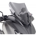 GIVI Parts Givi Windscreen for Yamaha X-Max 125 18-, X-Max 300, X-Max 400 18- color Smoke, dim. HxW 43,5x43,5 cm, low profile sport screen, fits oe headlight fairing | D2136S | givi_D2136S | euronetbike-net