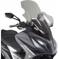 GIVI Parts Givi Windscreen for Kymco Xciting 400, color Clear, dim. HxW 85 x 63 cm, 28 cm higher than oe, fits oe headlight fairing | D6104ST | givi_D6104ST | euronetbike-net