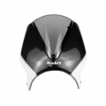 Pyramid Plastics parts Pyramid Plastics Fly Screen Pearl Shining Black/Ross White Honda Monkey 125 2018> | 21250B | pyr_21250B | euronetbike-net
