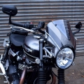 Pyramid Plastics parts Pyramid Fly Screen | Silver Ice & Storm Grey | Triumph Speed Twin 2019> | 26000G | pyr_26000G | euronetbike-net