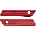 Arlen Ness Arlen Ness Saddlebag Latch Covers Red | 03-616 | aness_03-616 | euronetbike-net