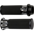 Arlen Ness ARLEN NESS GRIPS DEEP CUT FUSION THROTTLE BY CABLE BLACK | 07-317 | aness_07-317 | euronetbike-net