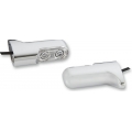 Arlen Ness ARLEN NESS TURN SIGNAL DIRECT BOLT ON CHROME WITH RED LIGHT | 12-740 | aness_12-740 | euronetbike-net