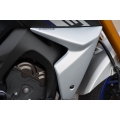 Pyramid Plastics parts Pyramid Plastics Yamaha MT-09 Radiator Cheeks Matte Silver 2013>2016 | 22131H | pyr_22131H | euronetbike-net
