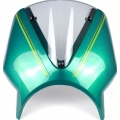 Pyramid Plastics Pyramid Fly Screen | Candy Emerald Green | Kawasaki Z 650 RS 2022>Current | 23500D | pyr_23500D | euronetbike-net