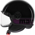 MOMO DESIGN MOMO DESIGN HELMET FGTR CLASSIC MOMODESIGN E2206, STRIPES BLACK/FUCSIA | 21184A7001011 | momo_21184A7001-011-XL | euronetbike-net