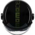 MOMO DESIGN MOMO DESIGN HELMET FGTR CLASSIC MOMODESIGN E2206, STRIPES BLACK/YELLOW FLUO | 21184A7001012 | momo_21184A7001-012-L | euronetbike-net