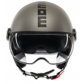 MOMO DESIGN MOMO DESIGN HELMET FGTR EVO MOMODESIGN E2206, MONO MATT TITANIUM FROST/BLACK | 21184A8006004 | momo_21184A8006-004-M | euronetbike-net