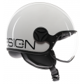 MOMO DESIGN MOMO DESIGN HELMET FGTR CLASSIC MOMODESIGN E2206, MONO WHITE/BLACK | 21184A7001004 | momo_21184A7001-004-XL | euronetbike-net
