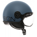 MOMO DESIGN MOMO DESIGN HELMET FGTR CLASSIC MOMODESIGN E2206, MONO MATT DUSTY BLUE/BLUE | 21184A7001006 | momo_21184A7001-006-XL | euronetbike-net