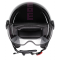 MOMO DESIGN MOMO DESIGN HELMET FGTR CLASSIC MOMODESIGN E2206, STRIPES BLACK/FUCSIA | 21184A7001011 | momo_21184A7001-011-S | euronetbike-net