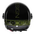MOMO DESIGN MOMO DESIGN HELMET FGTR CLASSIC MOMODESIGN E2206, STRIPES BLACK/YELLOW FLUO | 21184A7001012 | momo_21184A7001-012-S | euronetbike-net
