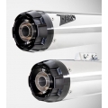 Zard exhaust Zard Polished Stainless Homologated E5 Slip-Ons Black | ZHD032S10SAO-P | zar_ZHD032S10SAO-P | euronetbike-net