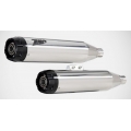 Zard exhaust Zard Polished Stainless Homologated E5 Slip-Ons Black | ZHD032S10SAO-P | zar_ZHD032S10SAO-P | euronetbike-net