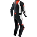 Dainese wear Dainese LAGUNA SECA 6 PERF 1PC LEATHER SUIT, BLACK/WHITE/RED-FLUO | 2015100061-N32 | dai_2015100061-N32_48 | euronetbike-net
