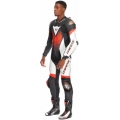 Dainese wear Dainese LAGUNA SECA 6 PERF 1PC LEATHER SUIT, BLACK/WHITE/RED-FLUO | 2015100061-N32 | dai_2015100061-N32_54 | euronetbike-net