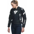 Dainese wear Dainese AVRO 5 LEATHER JACKET WMN, BLACK/BLACK/WHITE | 2015300002-948 | dai_2015300002-948_52 | euronetbike-net