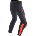 Dainese wear Dainese SUPER SPEED LEATHER PANTS, BLACK/RED-FLUO | 2015500001-628 | dai_2015500001-628_64 | euronetbike-net