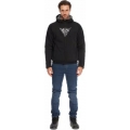 Dainese wear Dainese BOVISA SAFETY HOODIE FULL ZIP, BLACK/WHITE | 2017300021-622 | dai_2017300021-622_52 | euronetbike-net
