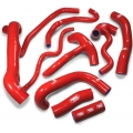 SAMCO SPORT Samco Sport Ducati Streetfighter 848 / 848 S 2009 - 2015 8 Piece Samco Sport Silicone Radiator Coolant Hose Kit | DUC-17-RD | samco_DUC-17-RD | euronetbike-net